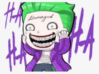 Joker Clipart Haha - Suicide Squad Messenger Stickers