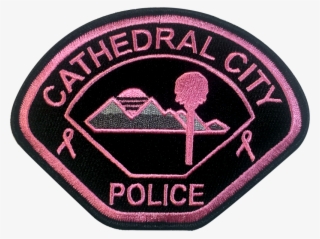 Cathedral City Police Department Pink Patch - Los Angeles School Police Department