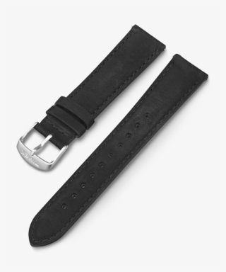 20mm Quick Release Leather Strap Black Large - Expedition Strap