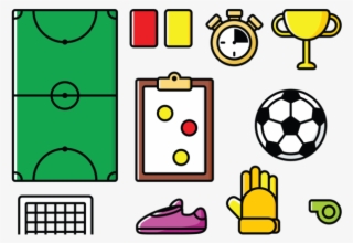 Vector Futsal Icons - Dibujos Del Futbol Sala