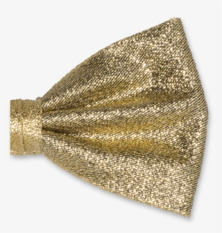 Bow Tie Gold Glitter - Gold Bow Glitter Png