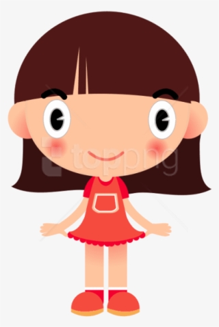 Free Png Download Cartoon Girl Dress Clipart Png Photo - Clipart Girl Png