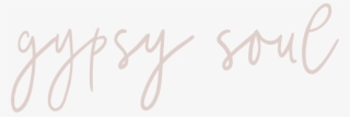 Gypsy Soul Logo - Calligraphy