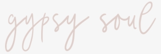 Gypsy Soul Logo - Calligraphy Transparent PNG - 967x324 - Free Download ...