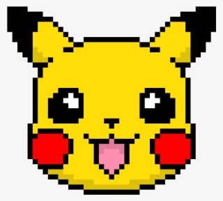 Pikachu Clipart Pokemon Pixel - Pikachu Head Pixel Art