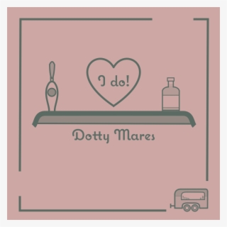 Dotty Mares Wedding Bar Graphic - Heart