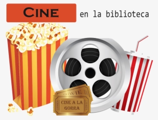 Ciclo De Cine Para Chicos En La Biblioteca - Pop Corn Vector Png