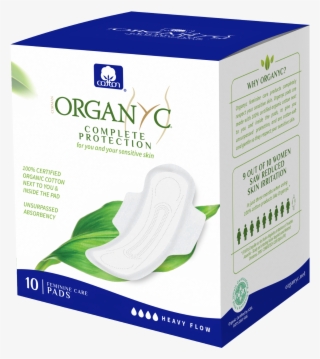 Organyc Certified Organic Cotton Feminine Pads Heavy - Box