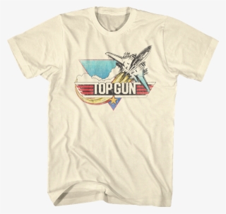 Vintage Logo Top Gun Shirt 80s Movies T - Top Gun Shirt
