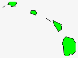 Map Clipart Hawaii - White Hawaiian Island Clipart