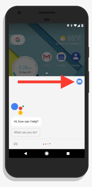 Google Assistant Explore Button - Google Assistant Ok Google Png