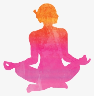 Woman Meditating Silhouette Png
