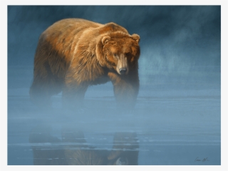 “grizzly Encounter” Poster - Grizzly Bear