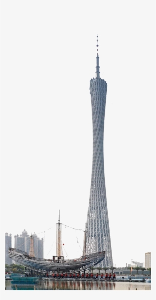 Landmark Landmarks Guangzhou Architecture Free Hd Image - Canton Tower Png