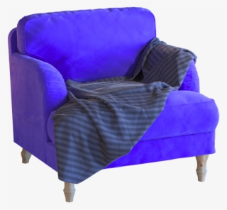 Ikea Stocksund Armchair 3d Model Blanket - Club Chair