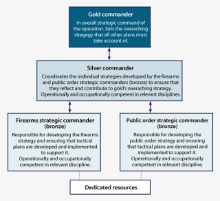 Example Of A Command Structure When Responding To More - Bronze Silver Gold Command