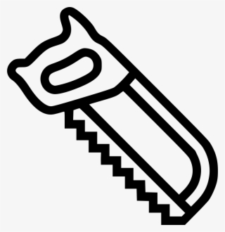 Hacksaw Saw Svg Png Icon Free Download - Black And White Clip Art Hack Saw