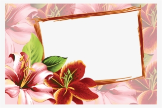 Frame 556 Copiar - Flower Frame Design Png