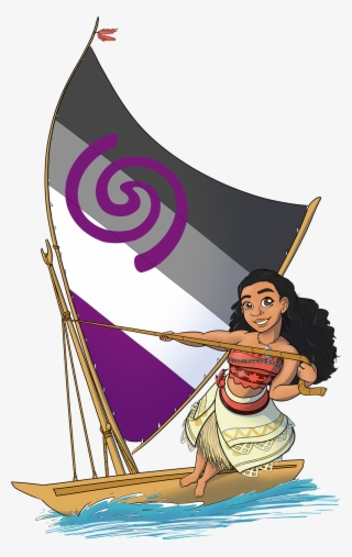 Asexual Pride- Moana So I've Got This Long List Of - Illustration