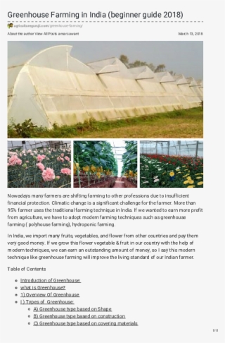 Pdf - Greenhouse Farming