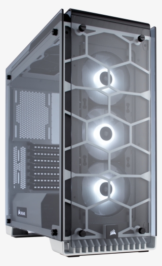 With Immaculate Tempered Glass Enclosing The Entire - Corsair Crystal Series 570x
