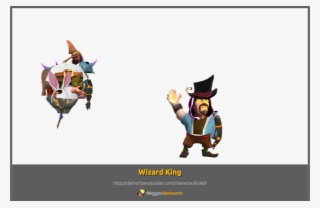 Wizard King Clash Of Clans - Cartoon