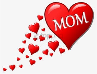Free Png I Love You Mother Free- Mothers Day Heart - Hearts For Mother's Day