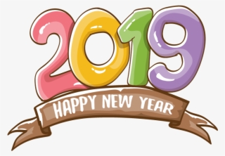 2019 Happy New Year 16 Vector - Illustration