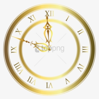 Free Png Gold Clock Transparent Background Png Image - Clock Transparent Background