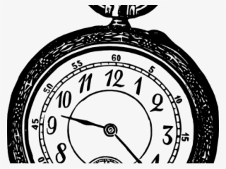 Watch Clipart Vector Png - Pocket Watch