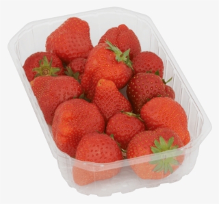 Strawberry - Punnet Of Strawberries Png