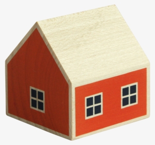 Scandinavian House Wood Toys & Decorations / Red - House
