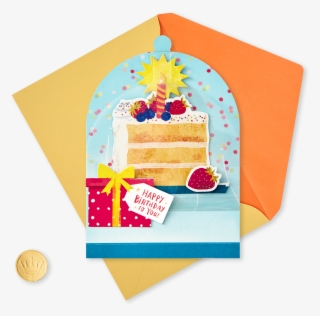Cake Cloche Pop Up Birthday Card - Baked Goods
