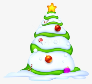 Free Png Christmas Snowy Tree Png - Frases De Bendiciones De Navidad
