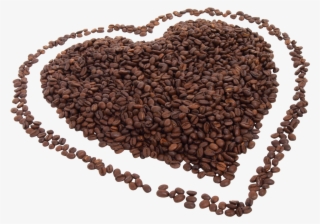 Love Shape Made Of Coffee Beans - Chicchi Di Caffè Cuore