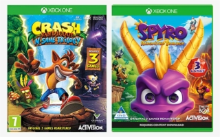 Remastered Trilogy Bundle Xbox One Image - Spyro Reignited Trilogy Xbox One
