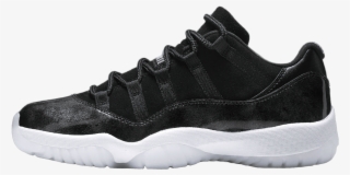 Nike Air Jordan 11 Retro Low Black / White / Silver - Black Barons Jordans