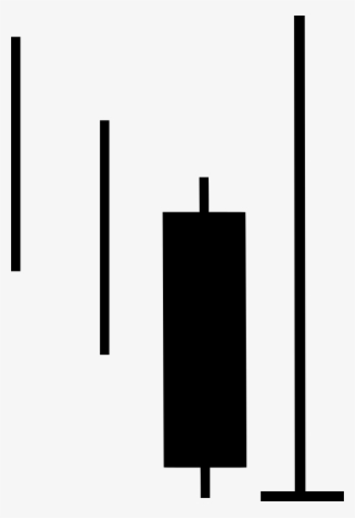 Candlestick Pattern Bullish Gravestone - Monochrome