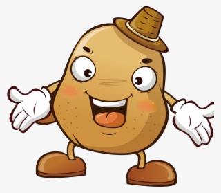 Baked Potato Sweet Potato Vegetable Clip Art - Cartoon Potato Clip Art