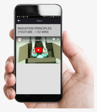 Hand Holding A Mobile Phone With Remm App Displaying - Phone Stock