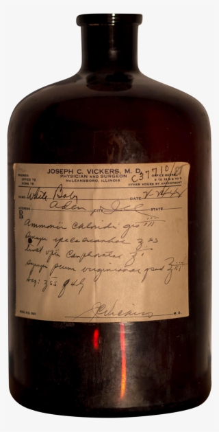 Antique S Prescription Medical Bottle Chairish - Glass Bottle
