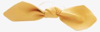 Leather Bow - Satin