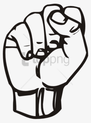 Free Png Download Fist Outline Png Images Background - Sign Language Letters S