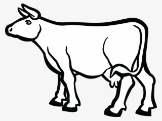 Vector Transparent Stock Free Cow Clipart Black And - Cartoon Black And White Cow