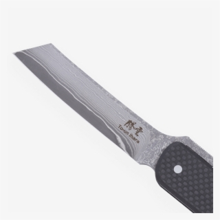 Folding Damascus Pocket Knife Carbon Fibre Handle - Hunting Knife
