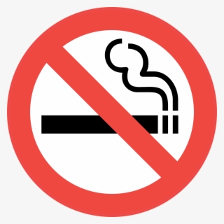 No Smoking Floor Mark - No To Cigarettes Sign