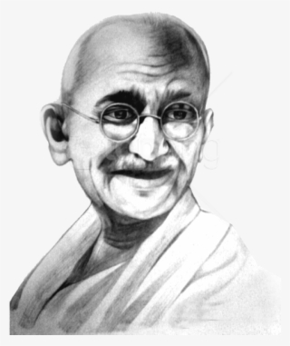 Free Png Download Mahatma Gandhi Png Pics Png Images - Art Mahatma Gandhi Easy Pencil Sketch