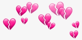 Heart Hearts Emotions Emoji Tumblr Coração - Heart Emoji Crown Transparent