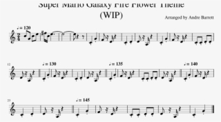 Super Mario Galaxy Fire Flower Theme Sheet Music For - Document
