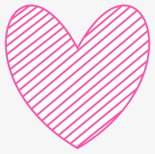 Heart Outline- Pink Png